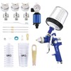 Throohills Professional HVLP Spray Gun, 1.4/1.7/2.0mm Nozzle HVLP High Atomization