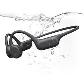 PSIER Bone Conduction Headphones IPX8 Waterproof Swimming Headphones Open Ear Headphones with MP3 Mode 32GB Memory Up to 8 Hours Playtime Bluetooth 5.4 Ear Buds Secure Fit for Running and Fitness
