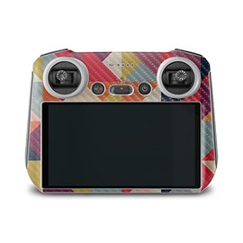 MightySkins Carbon Fiber Skin Compatible with DJI RC Controller - Bright and Happy | Protective, Durable Textured Carbon Fiber Finish | Easy to Apply, Remove, and Change Styles | Made in The USA