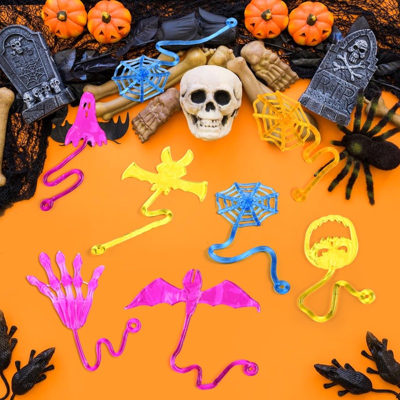 LEMESO ハロウィン 景品 おもちゃ ペタペタおもちゃ 35個入 粘着おもちゃ お祭り イベント 縁日