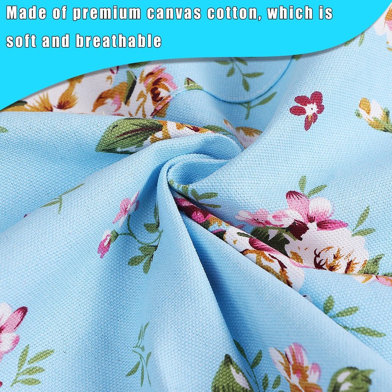 LOLOMLO Oversize Canvas Cotton Apron, Extra Large Aprons with Long