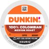 Dunkin' 100% Colombian Medium Roast Coffee, 10 K Cups for