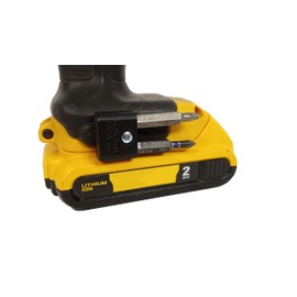MAGNETIC Bit Holder for DEWALT 20V Drill or Craftsman V20 Drill - Side Mounted - Strong Magnets - Low Profile Design - Galactic Gadgets