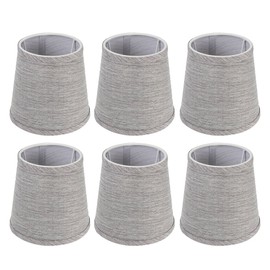 6Pcs Lampshade Modern Light Cover Fabric Inner Film European Style for Chandelier Wall Lamp W/E14 Interface