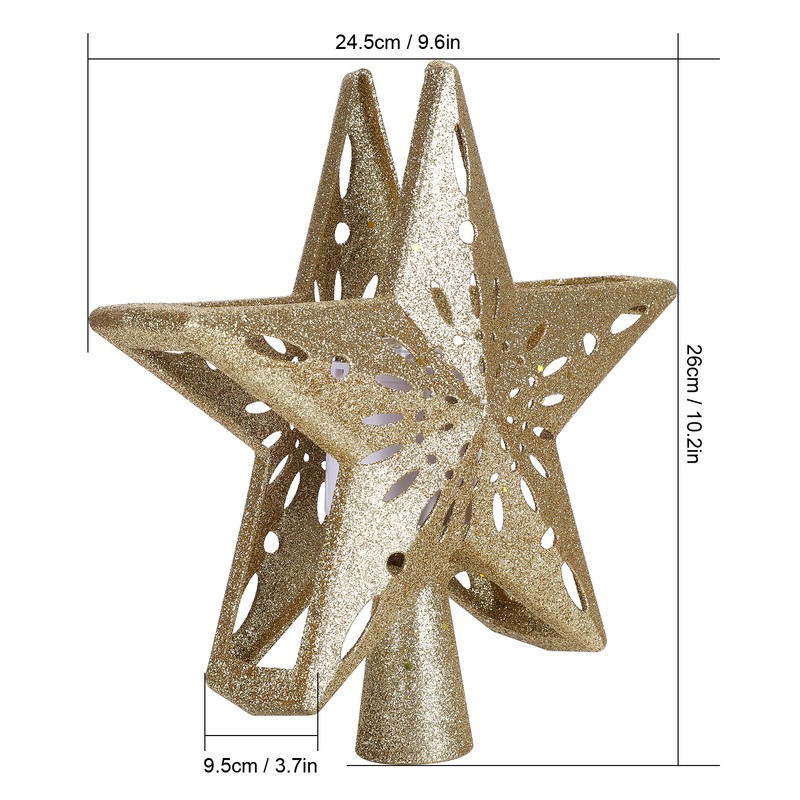 LED Snowflake Projector Lamp Light Snowflake Rotating Christmas Decoration GoldenUS