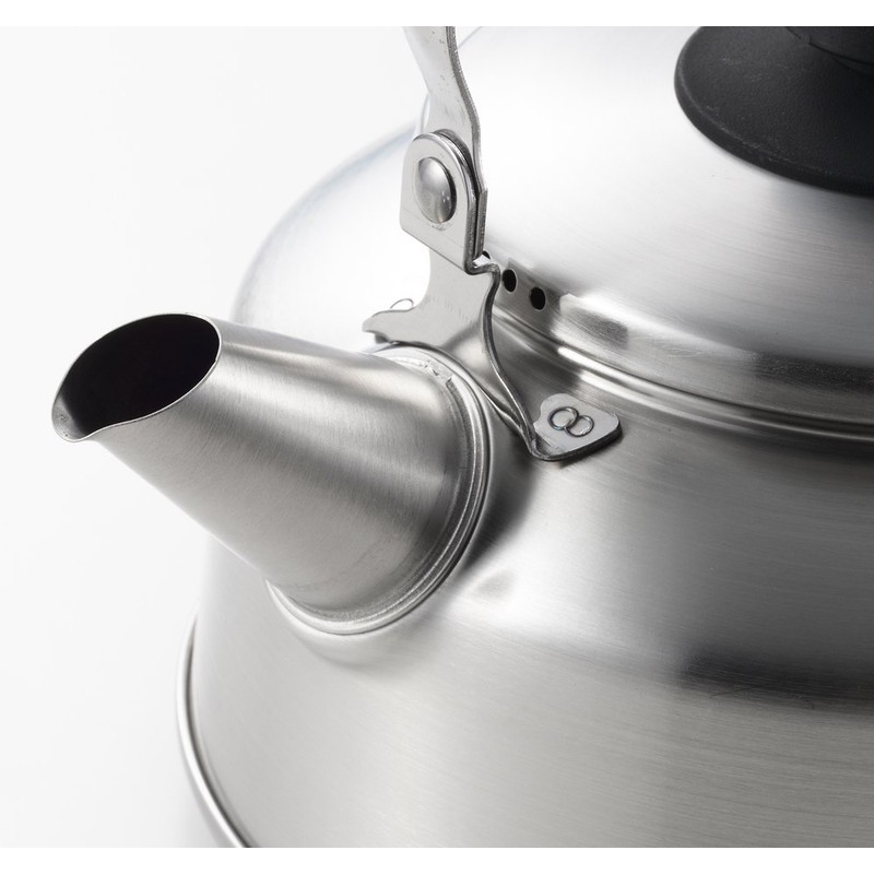 Yoshikawa YJ1815 Wide Mouth Kettle, Silver, 0.9 gal (2.6 L)