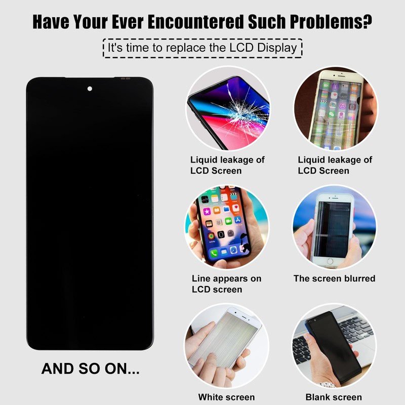 SWARK OLED LCD Display Compatible with Moto G 5G 2024