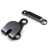 Key Hook BK-018 Thin [Black] Black 10 Pairs Front Hook