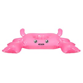 Folat 20288 Inflatable Floating Crab Cup Holder Pink