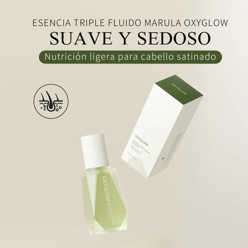 Esencia Fluida Triple Marula OXYGLOW 50ml Reparación Interna y Externa