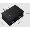 BUBUCAM Mini USB Hub 2 Ports USB 2.0 Splitter Charger
