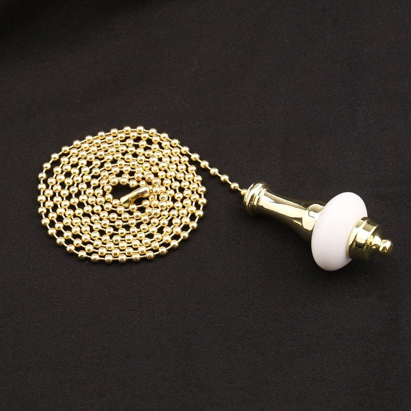 eMagTech 2pcs Ceiling Light Fan Switch Pull Cord Weight Handle