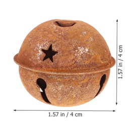 Abaodam 24pcs Christmas Sleigh Bells Decorative Bell Christmas Wedding Decoration Small Bells for Crafts Rusty Jingle Bells Blue Garland Tin Jingle Bell Music Decor Jewelry Retro Clock