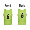 SHIJIXING 12 Pack（1-12） Numbered Pinnies/Scrimmage Vest/Team Practice Jerseys for Basketball,