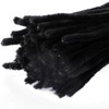 Essentials By Leisure Arts Chenille Stems Black, 12 Inch 6mm,