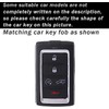 TECART Key Case Fit for Jeep Wagoneer Soft TPU Key