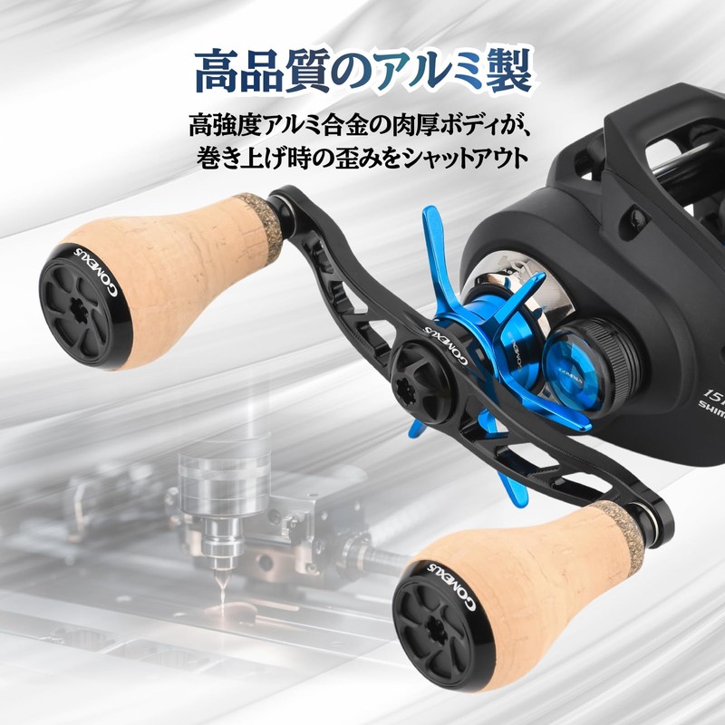 Gomexus CH100 Reel Handle, Shimano (Shimano) Bait Reel Compatible, Double