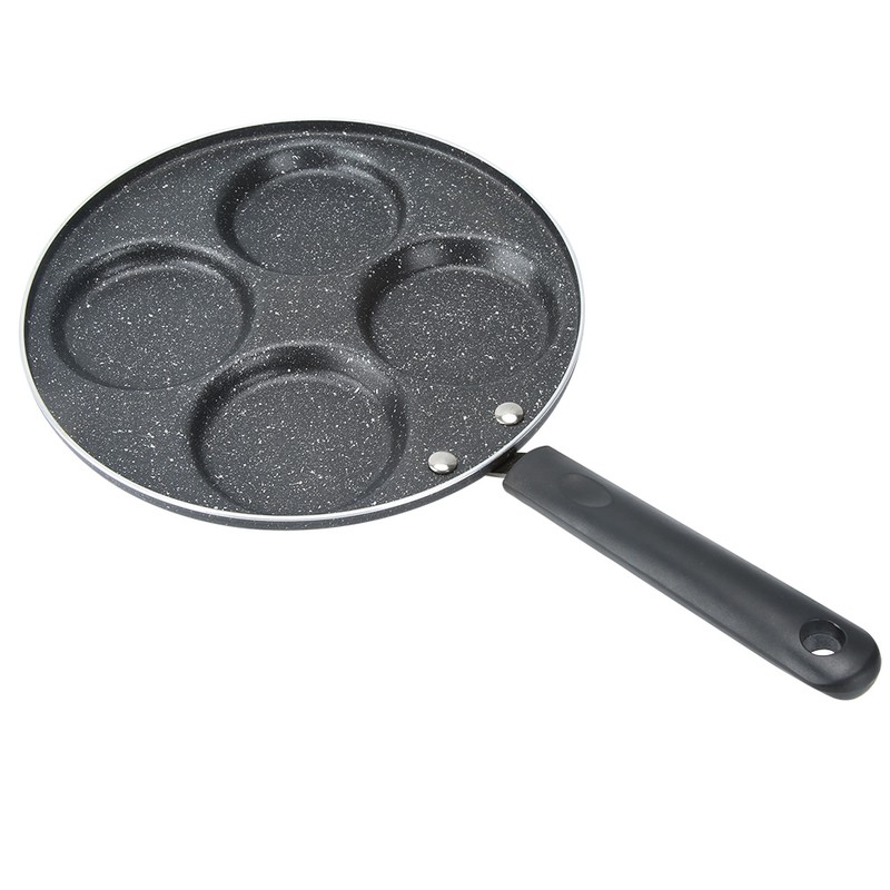 4 Holes Non Stick Coating Frying Pan Home Kitchen Cookware