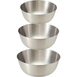 MANHONGYU Stainless Steel Mixing Bowls-3 Packs Thicker Stainless Steel Mixing Bowls Set- Nesting Bowls for Space Saving Storage, Great for Cooking, Baking, Prepping