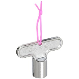 SANEI (Sanei) Common Water Faucet Key Anti-Theft for Side Width 7~8mm, Nominal Size 13 & 20 Compatible, R32, Silver