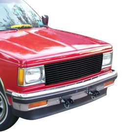 Off Roader eGrille Fits 82-90 Chevy S-10 Pickup/Blazer/Jimmy Black Stainless Billet Grille