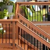 CNQLIS 8Pcs Stainless Steel 2" x 4" Deck Railing 30°