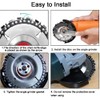 Chainsaw disc/Stump Remover/Stump Grinder/Wood Carving Disc for 4'' or 4"-1/2"