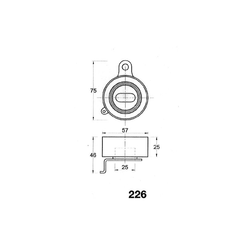 Japanparts BE-226 Riemenspanner, Zahnriemen