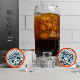 FRC Organic Frostbite Cold Brew Pods | Mold & Myco 3rd Party Tested, USDA Organic, Kosher | Med Roast, 24 Pods for Kcup Brewers