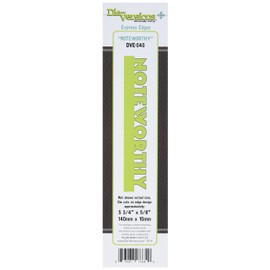 Die-Versions Express Edges Die Cuts, 5.75 by 0.625-Inch, Noteworthy