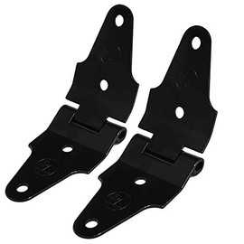 2X Transglobal Black Hinge (Roll Center, 2" Width) Works with Truck Trailer Roll-Up Door (TG-15)