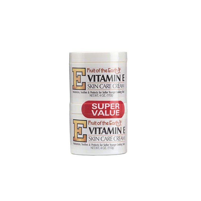 Fruit of the Earth Vitamin-E Cream 4 oz Jar -