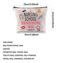 Nurse Gift Nurse Cosmetics Gift Nursing School Survival kit Gift for RN CNA LPV BSN LVP (Nursing School CA)