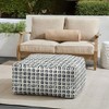 Sorra Home Sunbrella Outdoor Bean Pouf, 30 in W x