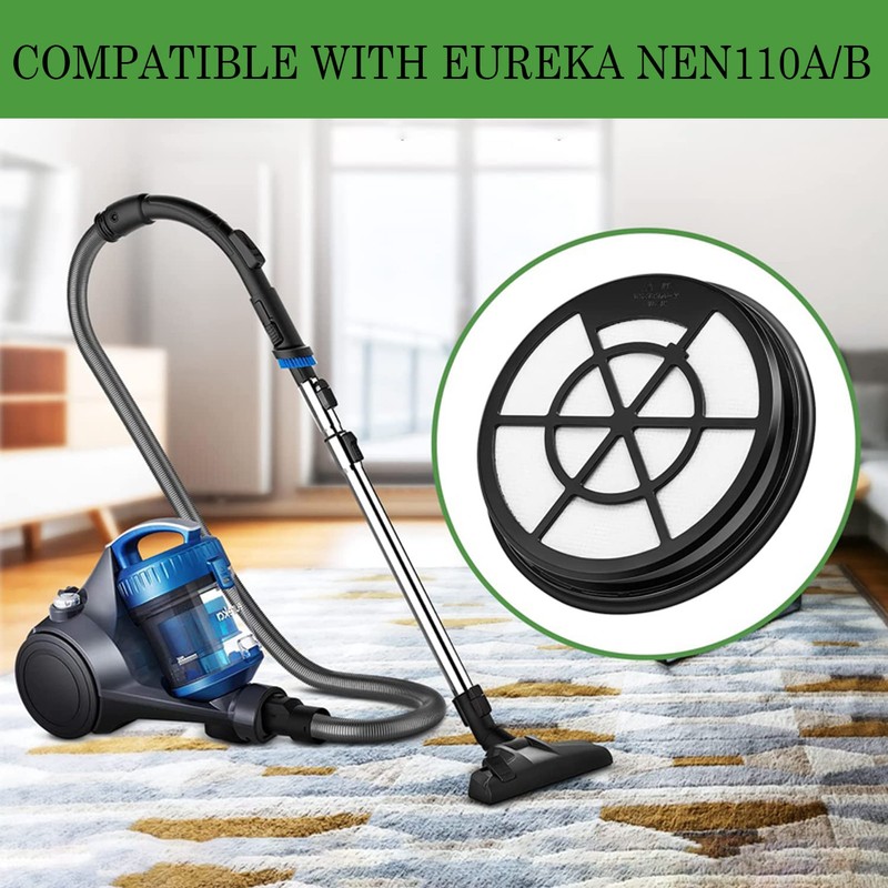 2 Pack Replacement HEPA Filters Compatible with Eureka Whirlwind NEN110A/NEN110B