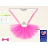 Handcrafted in USA Hotpink Tulle Tutu for Extra Small Dogs