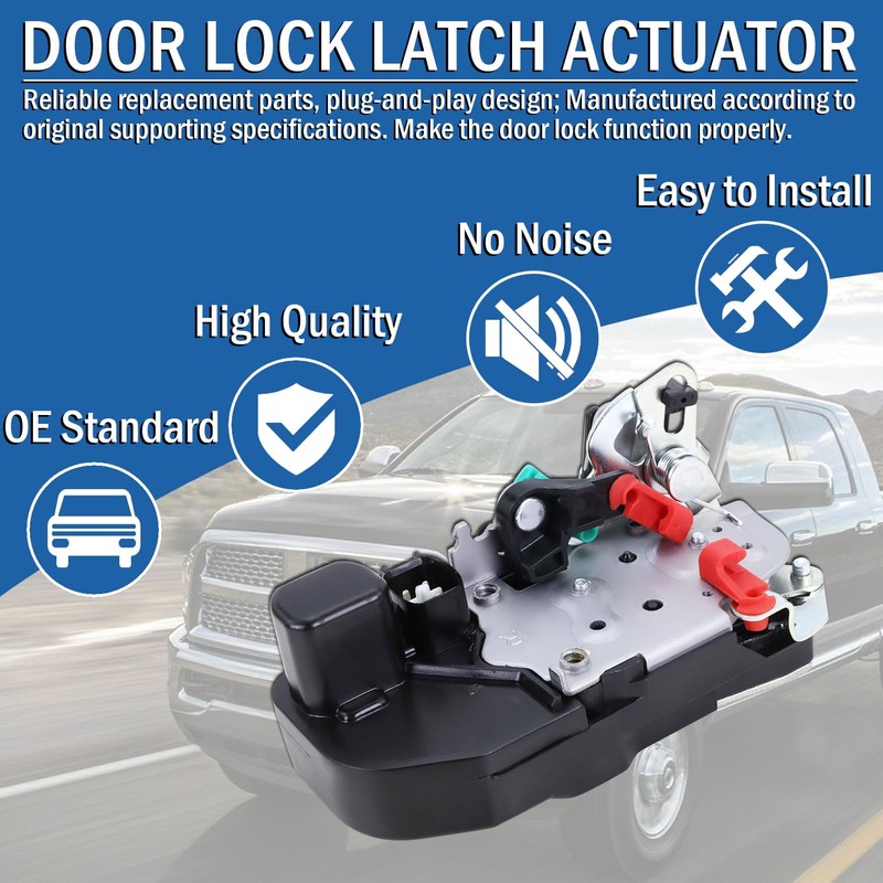 Rear Right Passenger Side Door Lock Latch Actuator Fit for