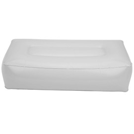 Shanrya Cojín de Asiento Inflable de PVC, 56x27x15cm Cojín de Asiento Inflable para Kayak, PVC Suave, Seguro y Duradero Gris para Barco Inflable Barco de Pesca Kayak