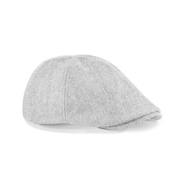 noTrash2003 Gatsby Cap Light Grey Dark Grey Peaked Cap Ivy Cap Flat Cap Newsboy Herringbone Lined One Size, lightgrey