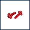 INFINAUTO 20pcs M5 Motorcycle Windscreen Screw Fairing Windscreen Bolt Red