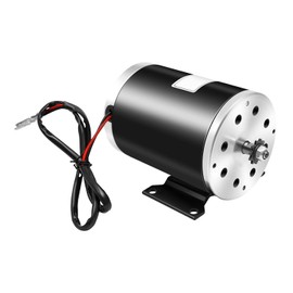 LIAPDG 1000W Brushed Dc Electric Motor, MY1020 Electric Motor for Scooter Quad Go-Kart E-Bike 3000 RPM 25H-11TChain Drive 12 Gauge Leads