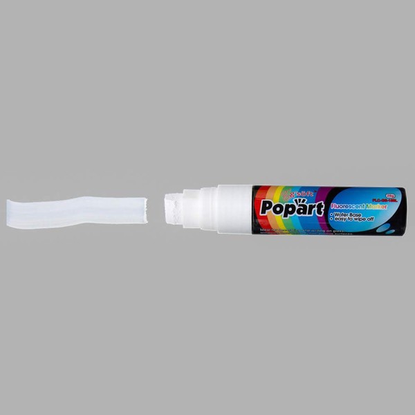 Dry Erase Extra Large Tip Marker White 15mm