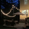 EXCELLO GLOBAL PRODUCTS Bistro String Light Poles - 2 Pack