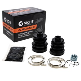 NICHE Front Left CV Axle Boot Kit for Yamaha 90179-20016-00 90179-24003-00