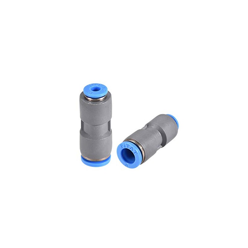 sourcing map Straight Push to Connector Reducer Fitting 8mm to