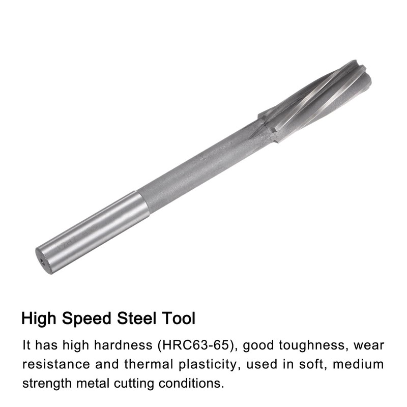 sourcing map Clamping Reamer 17 mm H7 4241 High Speed