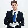 Koundeneko White Gloves, Set of 10 Pairs, For Ceremonies, Formal,