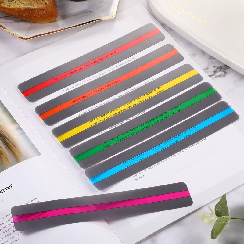 Guided Reading Strips Highlight Strips Colored Overlay Highlight Bookmarks Help