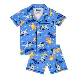 BlueY Pyjamas | Summer Children's Pyjamas Boys | Bingo Pyjamas Boys, blue