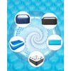 Mariocsa Hot Tub Bubble Cover 7 x 7 FT for